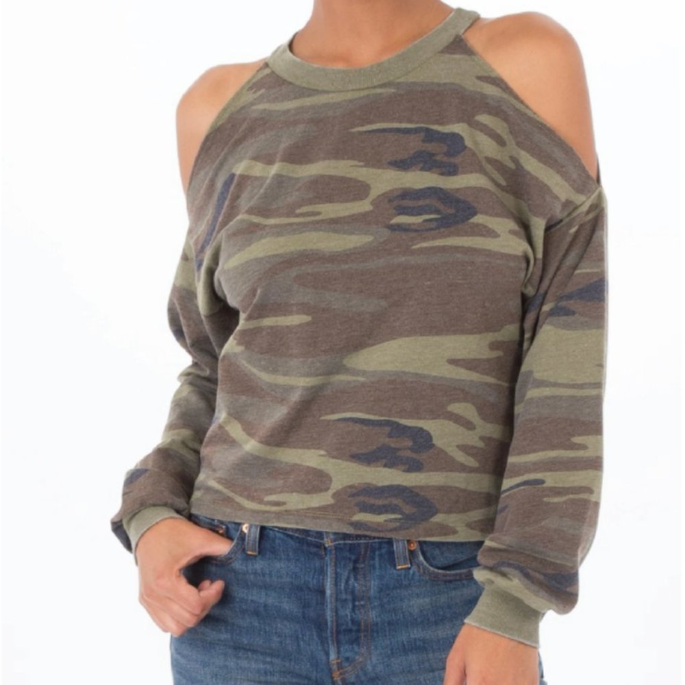 Z Supply Cold Shoulder Sweatshirt